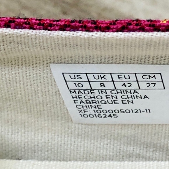 TOMS Pink Multi Floral Woven Espradille Alpargatas - Picture 7 of 12